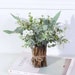 Artificial Flower Arrangement, Fake Plants Home Decor,  Rustic Wedding Decoratation, Table Centerpieces, Rustic Flower Basins BR-PZ01 