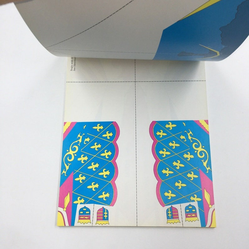 Paper Airplane Kit Book With 9 Designs Templates Full Color Etsy