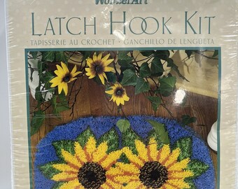 Latch Hook Kits for Adults and Kids Crochet Kit for Beginners Rug Making  Kits with Printed