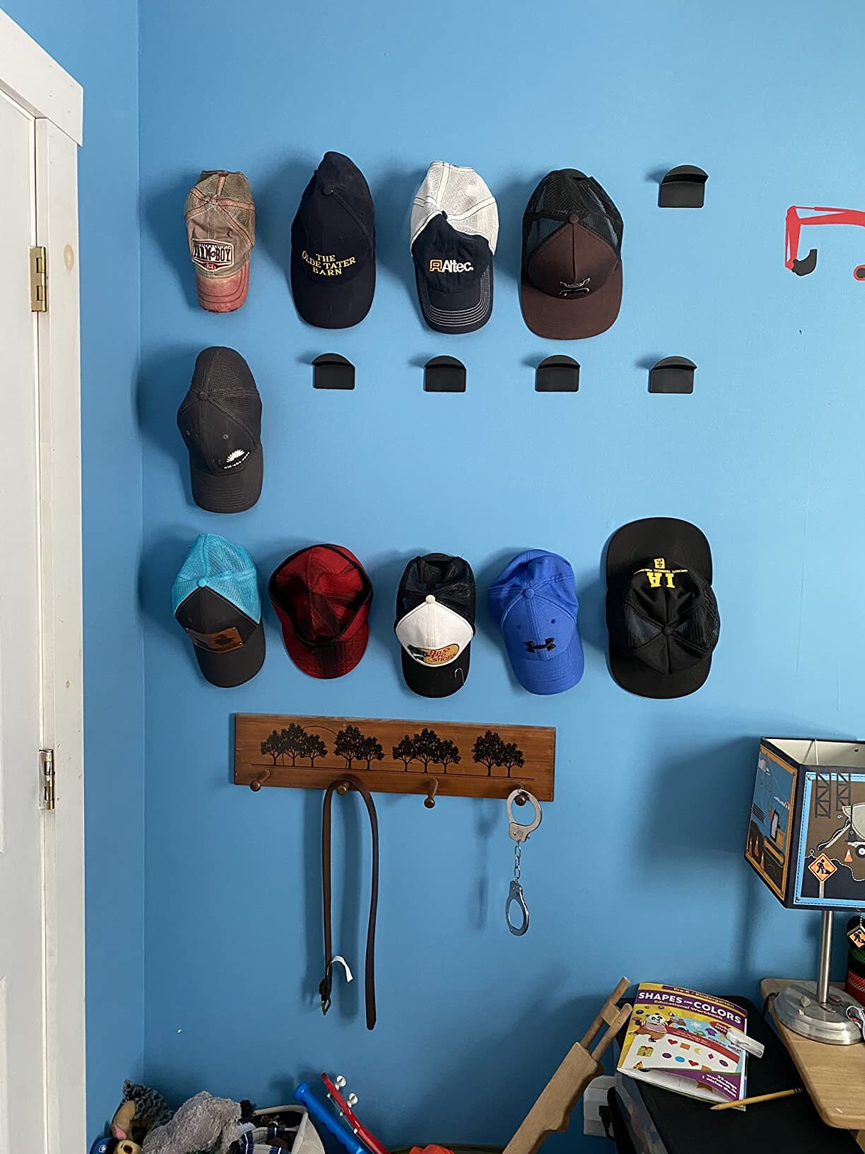 Baseball Cap Hat Holder Hat Racks for Wall Hat Display Hat Etsy