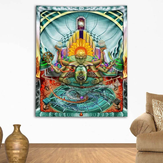 Giohorus Genesistapestry by Third Eye Tapestries Etsy