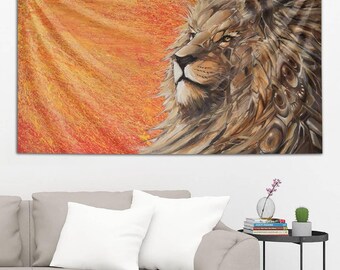 Gabriel Welch Solar King Tapestry by Third Eye Tapestries