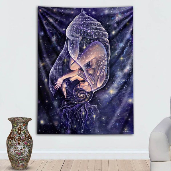 Emily Kell The Alchemist Tapestry by Third Eye Tapestries