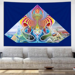 Tyler Gentry Convergent Pathways Tapestry van Third Eye Tapestries