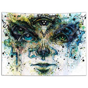 Collin Salazar Shape Shift Tapestry by Third Eye Tapestries image 1