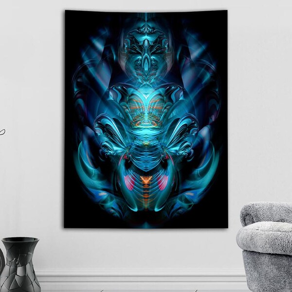 Johnathan Singer Garuda Alien Tapestry by Third Eye Tapestries