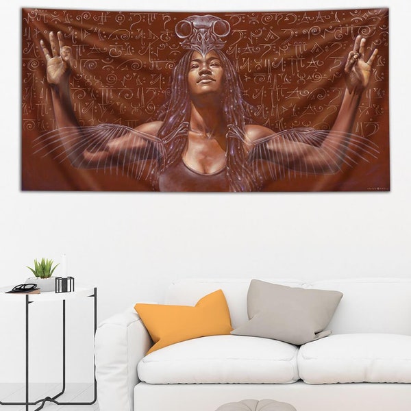 Emily Kell Rise Up Tapestry by Third Eye Tapestries