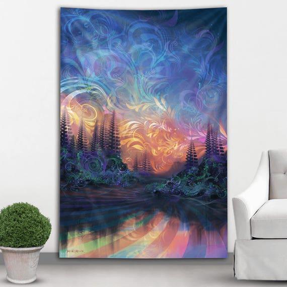 Simon Haiduk Agostina Sky Tapestry by Third Eye Tapestries Etsy