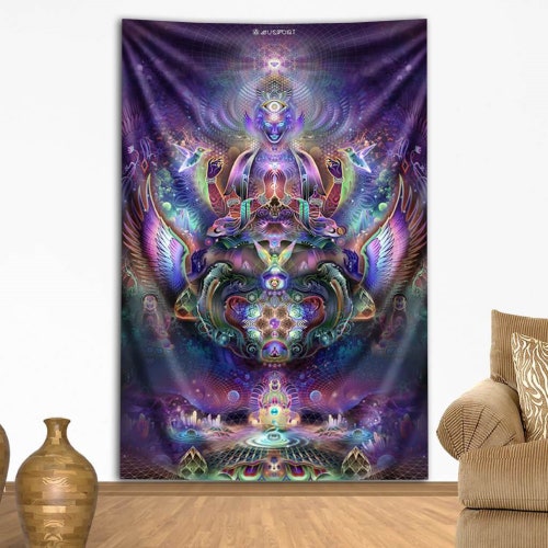 Mugwort Sky Diamonds Tapestry by Third Eye Tapestries Etsy