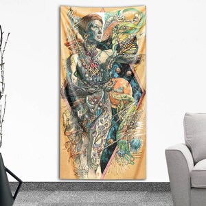 Adam One Mars Tapestry van Third Eye Tapestries