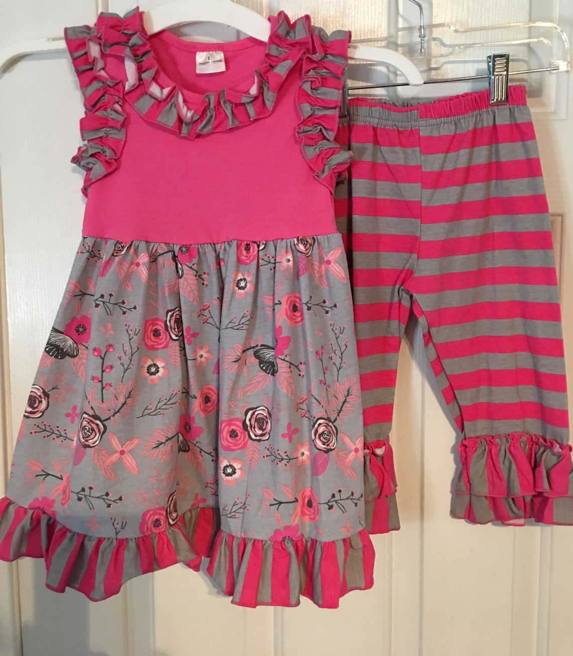 Girls Dress Legging Set Etsy