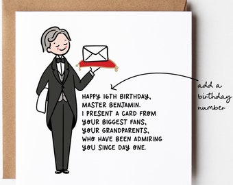 Carte d'anniversaire amusante pour petit-fils • Carte d'anniversaire pour petit-fils • Carte d'anniversaire pour petit-fils • Carte d'anniversaire •
