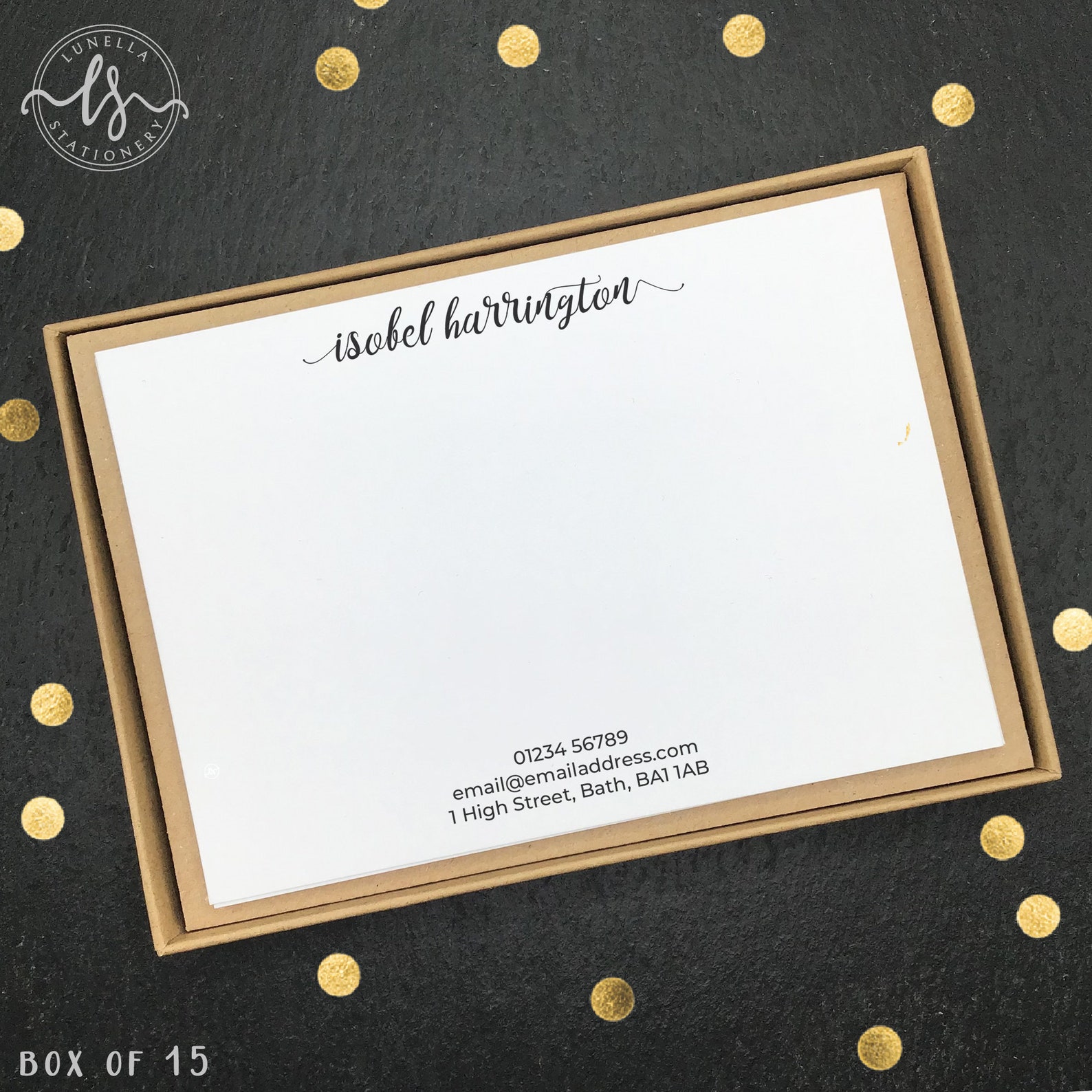 Writing Set Stylish Note Cards Choice of Designs. Etsy