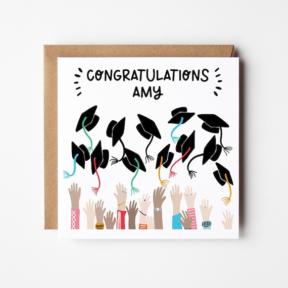 Graduation Congratulations Card • Personalised Graduation Card • 2025 Graduation Card •