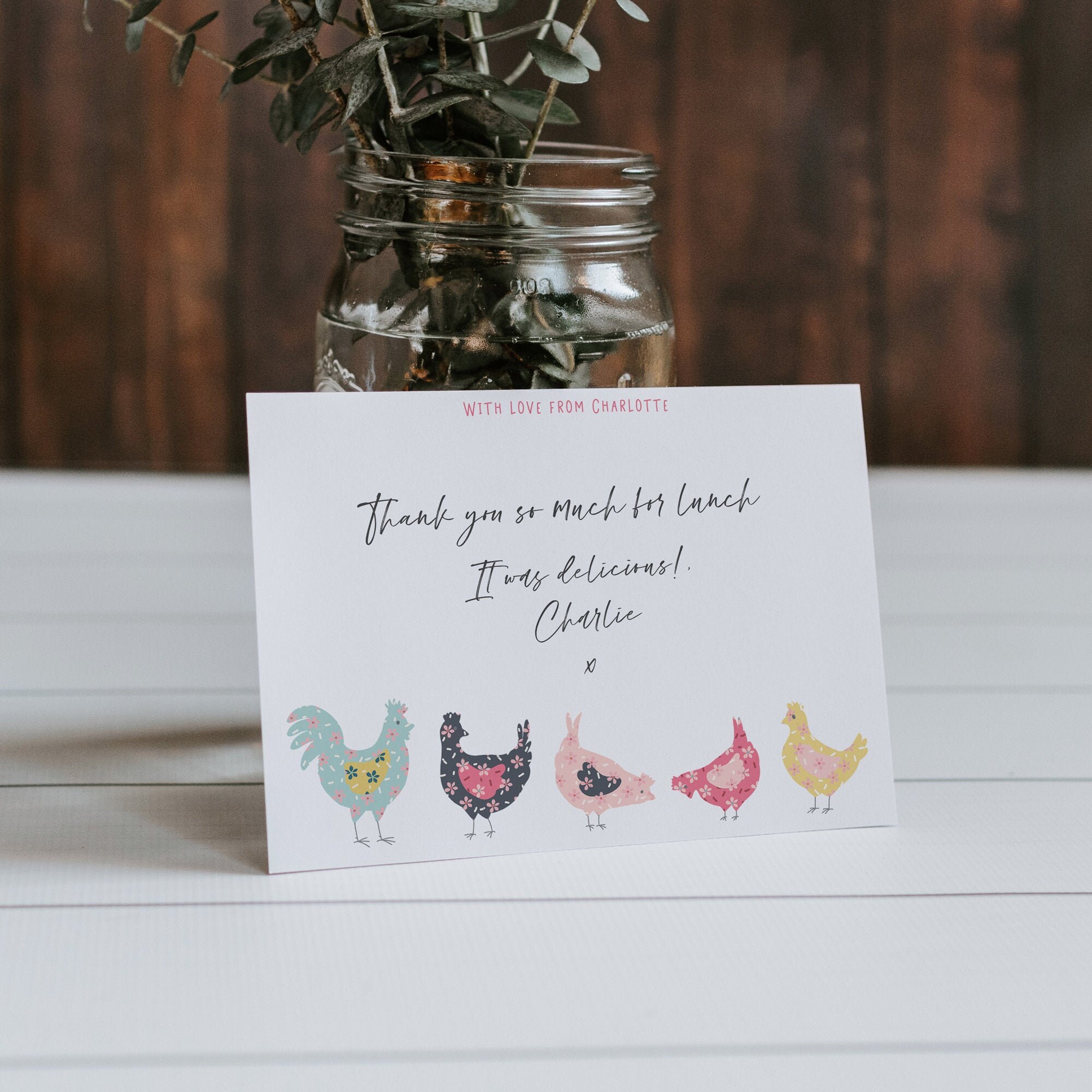 Pretty Chickens Note Cards Quality Note Cards Chickens Etsy