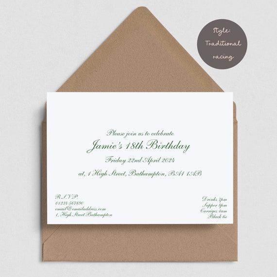 Formal Invitations • Quality Invitations • Traditional Invitations • Drinks Party Invitations • Engagement Party Invitations