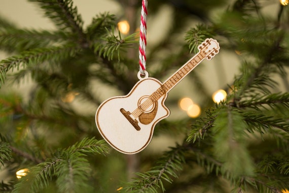 Guitar Ornament Music Ornament Musician Ornament Guitar Etsy