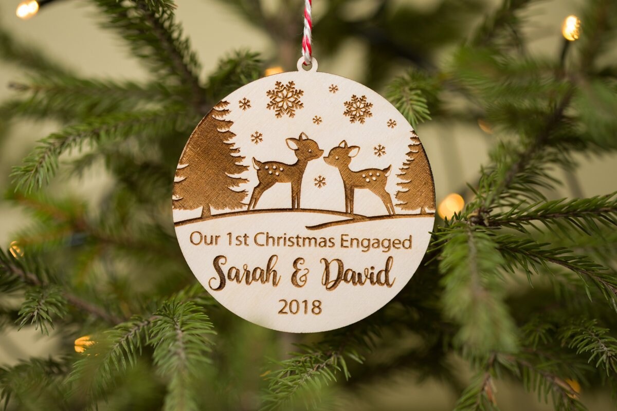 engagement gift ornament