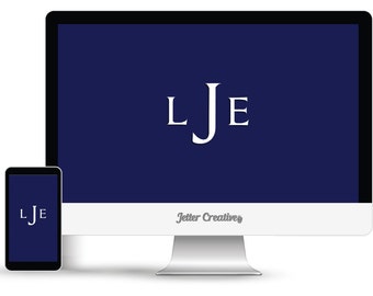 Custom Monogram Wallpaper