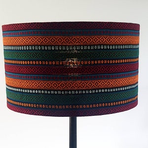 Multicoloured lampshade bohemian ethnic large