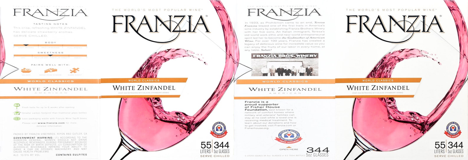 Franzia Box Wine White Zinfandel Home Made Adult Funny Etsy