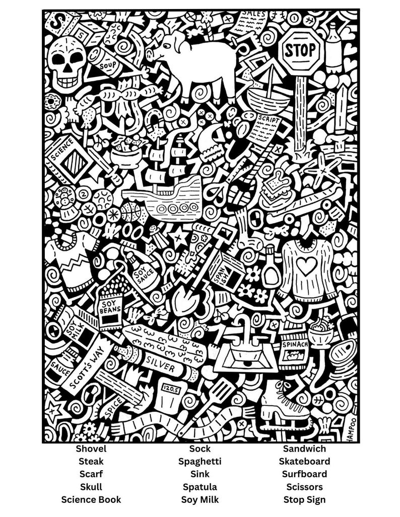 Chelsea's Alphabet Adventure Seek and Find Coloring Book (DIGITAL BOOK ...