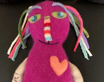 Wild Woolly Upcycled Pride Rainbow Plush