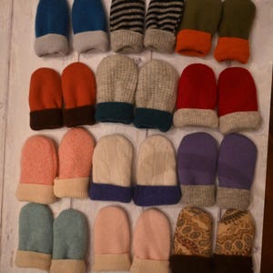 100% Cashmere Baby Mittens Super Soft Machine Wash and Dry!