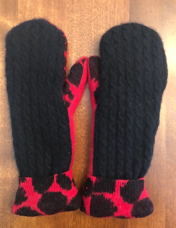 Cashmere on sale lined mittens