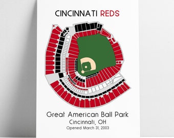 MLB Ballpark Outlines Poster - All 30 Ballparks as an American Flag - Etsy