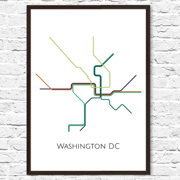 Dc Metro Art - Etsy