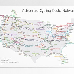 Adventure Cycling Route Network Bicycle Trails