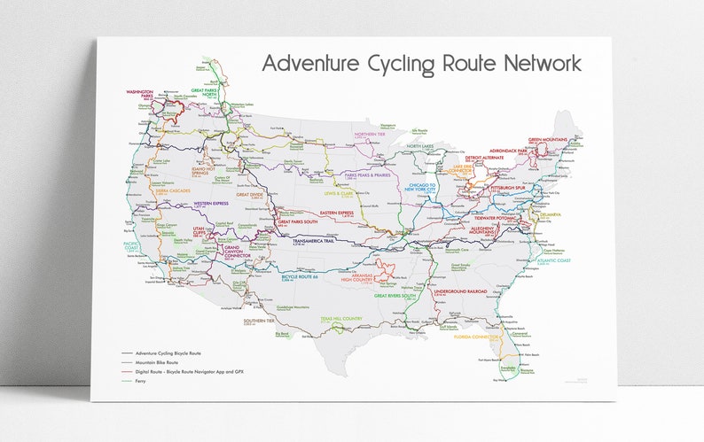 Adventure Cycling Route Network Bicycle Trails