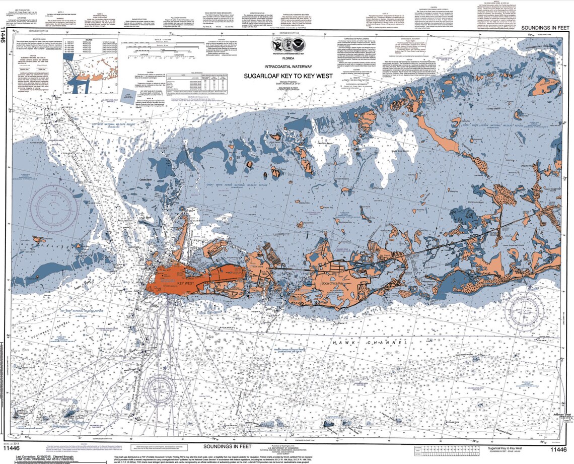 Florida Keys Nautical Chart Map - Il 1140xN.928945131 Ia24 