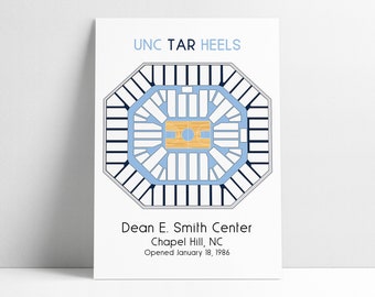 Dean Dome UNC Tar Heels Smith Center Chapel Hill NC ACC College Basketball Stadium Carolina TarHeels