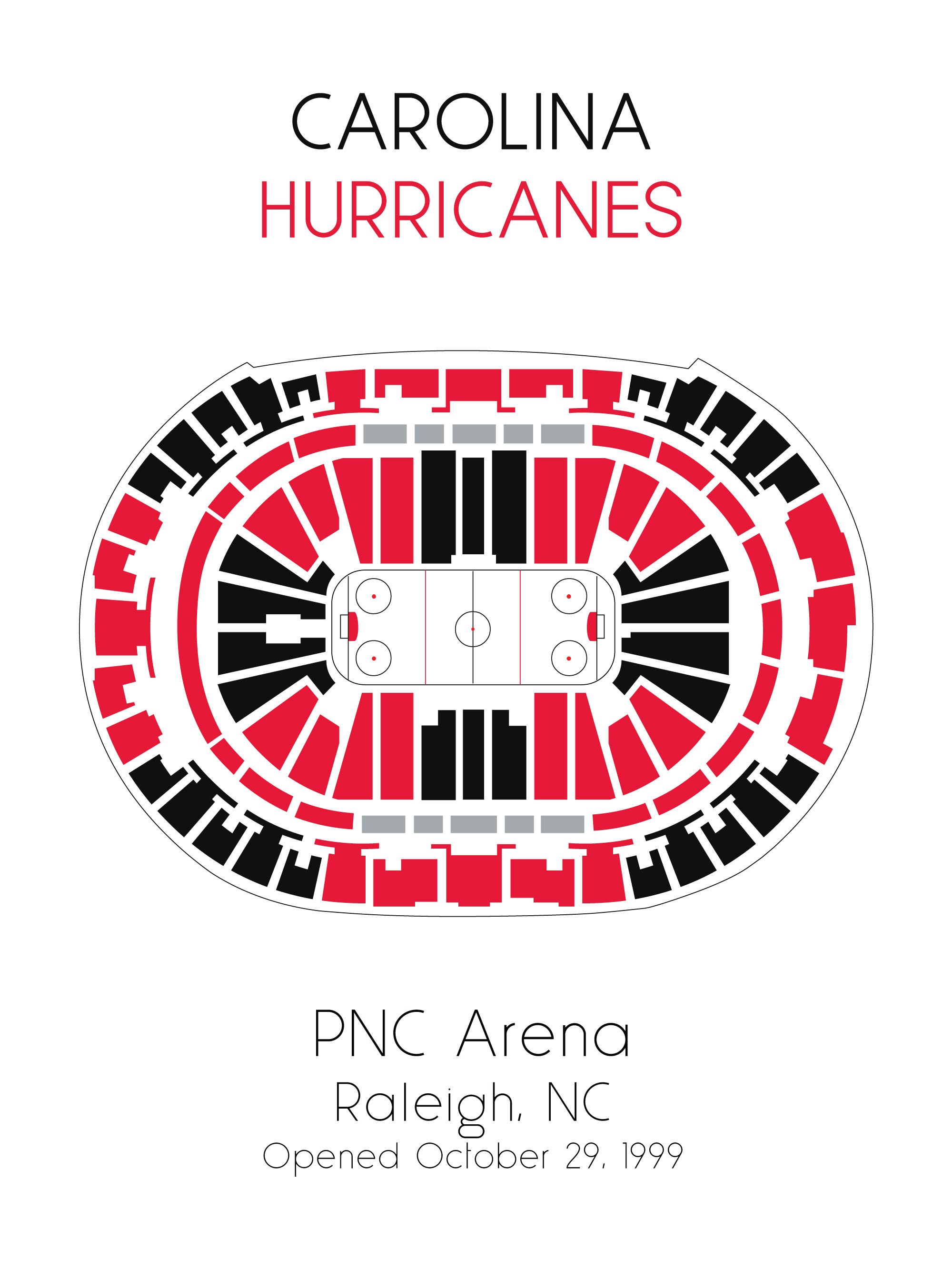 PNC Arena, Raleigh NC - Seating Chart View