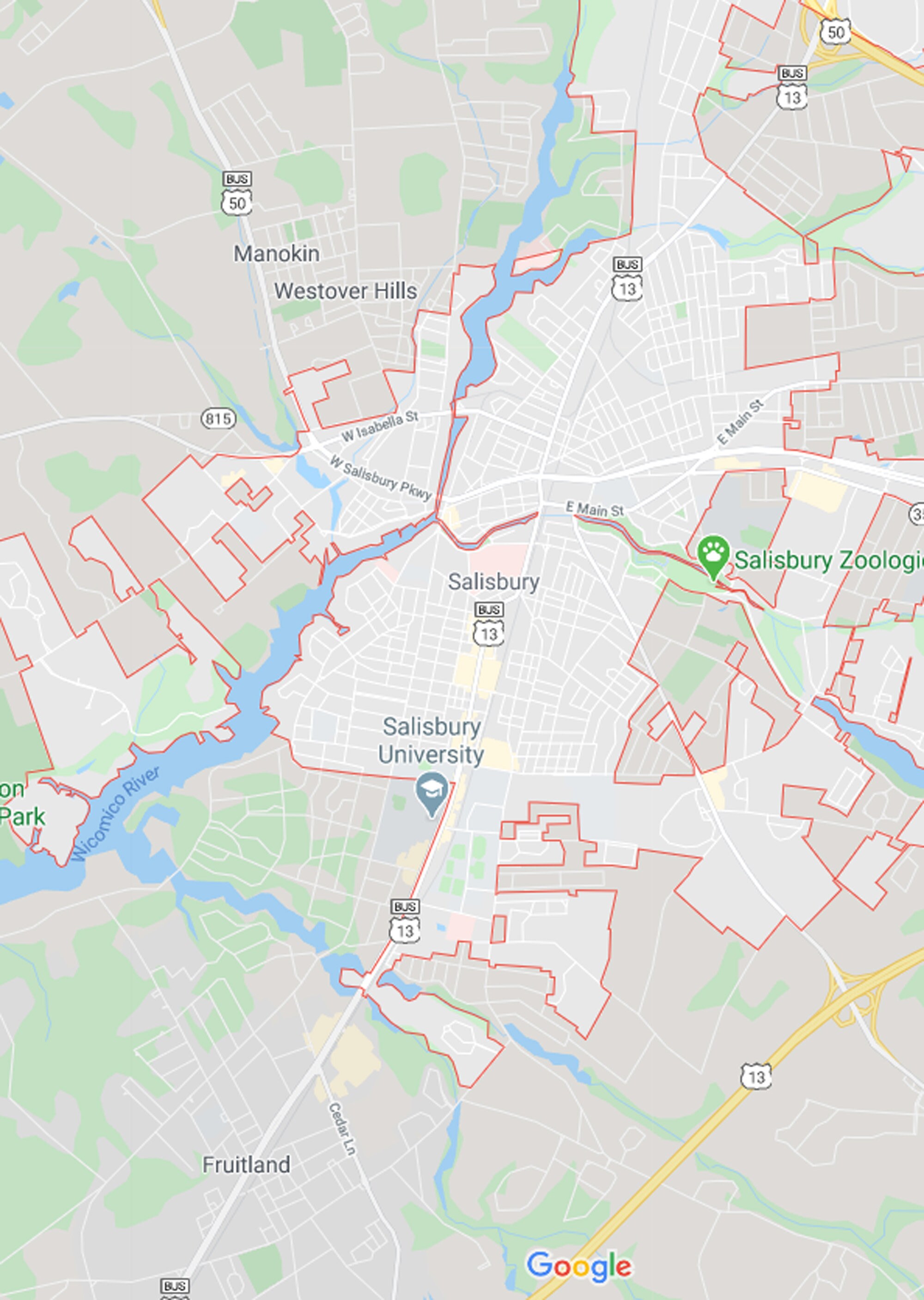 Salisbury Map Art Salisbury MD House Decor Salisbury Etsy