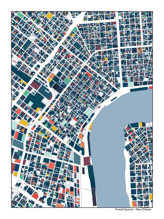 French Quarter Map Printable