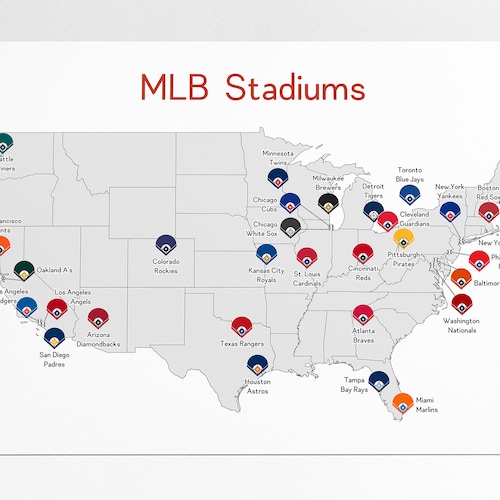 Tổng hợp với hơn 69 về map of all MLB stadiums hay nhất