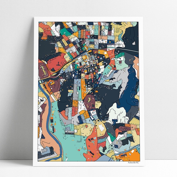 Asheville Nc Wall Art Etsy