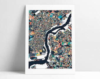Philadelphia Map, Philadelphia Print, Philly City Map, Philly Map Poster, Philadelphia Map Print, Philadelphia, Pennsylvania, Wall Art Decor