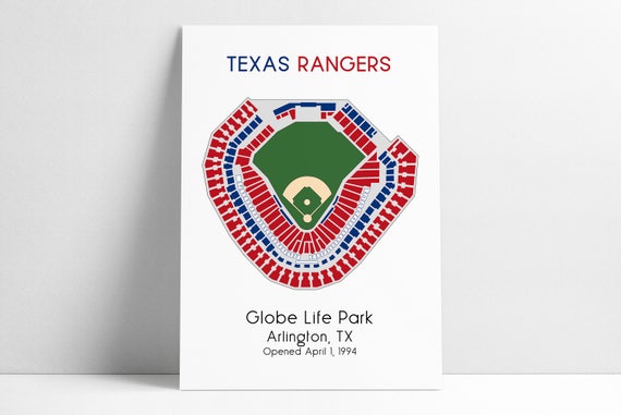 Texas Rangers Seating Chart Map