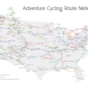 Adventure Cycling Route Network Bicycle Trails