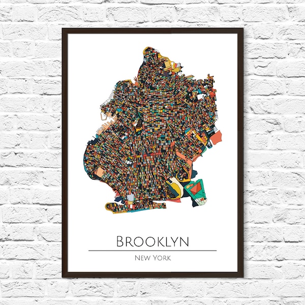 Brooklyn Poster Etsy