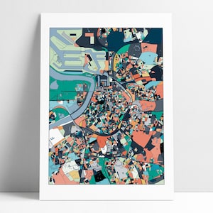 Antwerp Map, Antwerp Print, Antwerp City Map, Antwerp Map Poster, Antwerp Map Print, Antwerp, Belgium, Wall Art Decor