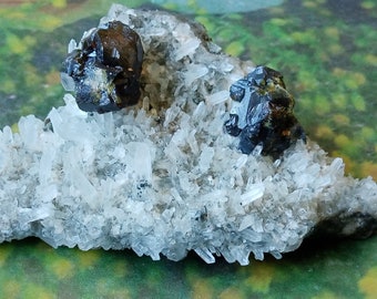 Quartz, Quartz Cluster with Sphalerite,