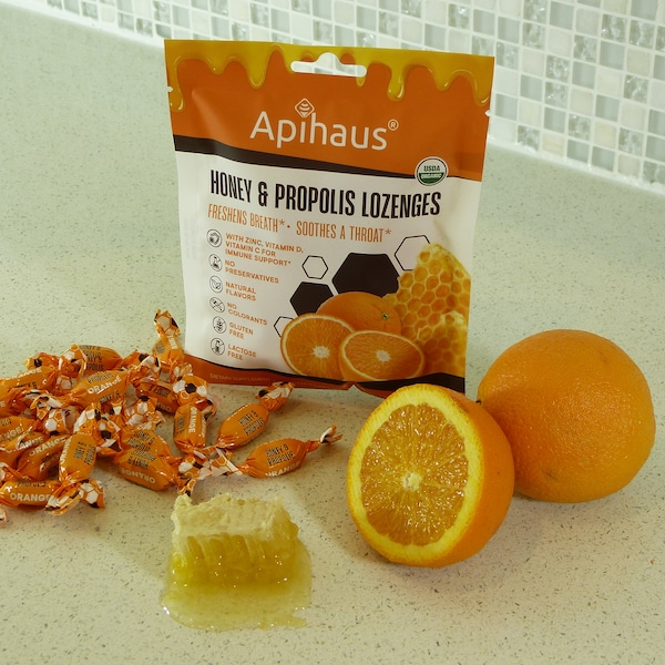 Honey and Propolis Organic Lozenges 20 pcs