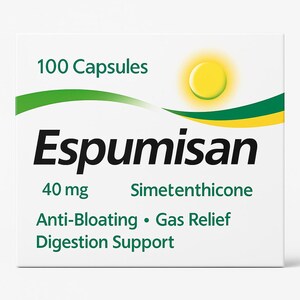 Espumisan 40mg 100 Capsules | Anti-Bloating, Gas Relief, Digestion Support | Made in EU
