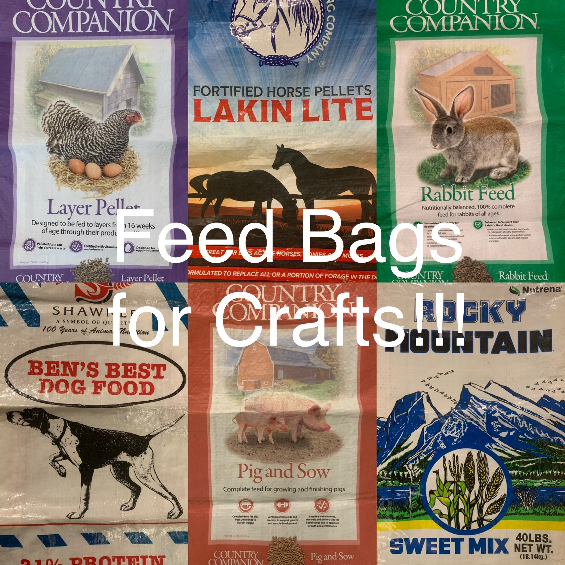 Cattle Feed Sacks