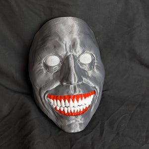 Creepy Smiling 3D Printed Mask